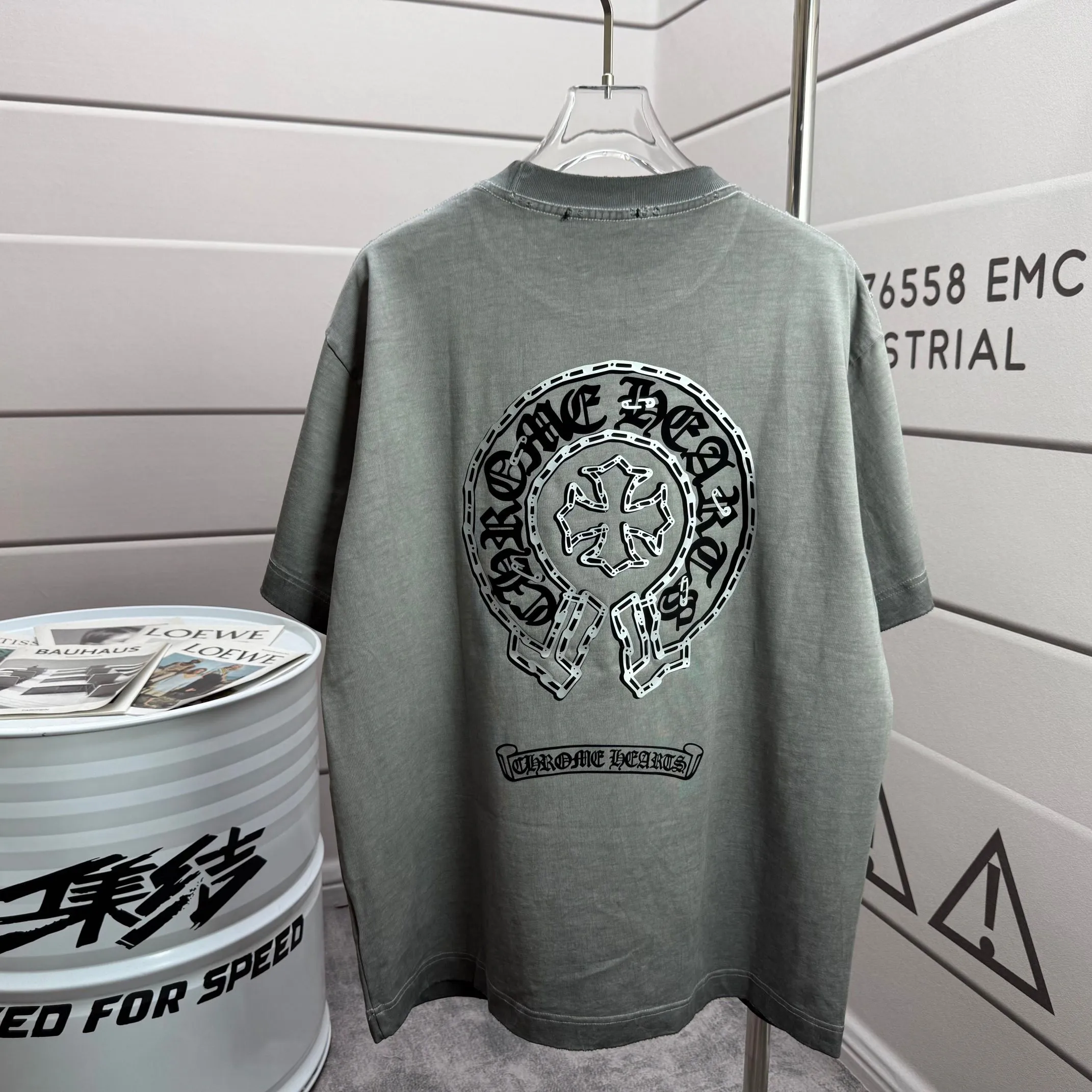 # 100 CH 2026 New Arrival tee Same Style + : Size :S M L XL XXL Size： S （90-130 ） M （120-150 ） L （140-165 ） XL （160-180 ） XXL （180 ）